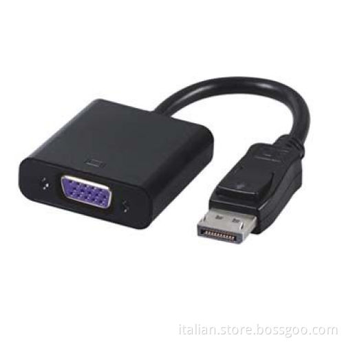 DP to VGA adapter, supports 1080p
